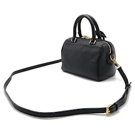 Louis Vuitton-Louis Vuitton Monogram Empreinte Speedy Bandouliere 20 Handbag-Black
