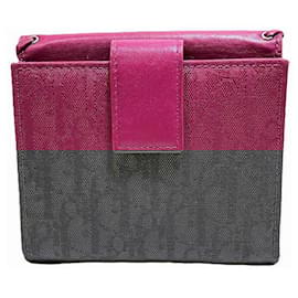 Dior-Dior Trotter Heart Bifold Wallet-Pink