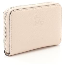 Christian Louboutin-Christian Louboutin Leather Coin Case Beige-Brown,Beige