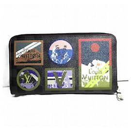 Louis Vuitton-Louis Vuitton Damier Alps Zippy Organizer Wallet-Black