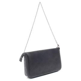 Christian Louboutin-Sac à épaule en cuir LOUBILA de Christian Louboutin-Noir