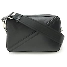 Fendi-Fendi Diagonal Zucca Camera Bag Shadow Leather-Black