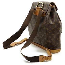 Louis Vuitton-Louis Vuitton Monogram Montsouris GM Backpack-Brown