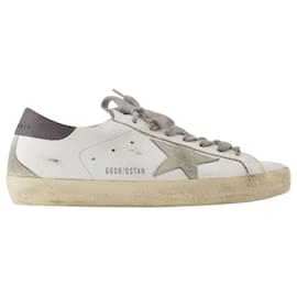 Golden Goose Deluxe Brand-Super Star Sneakers - Golden Goose Deluxe Brand - Leather - White-White