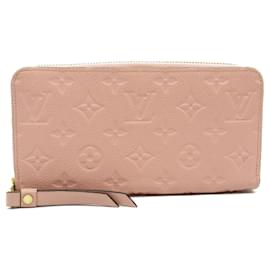 Louis Vuitton-Louis Vuitton Monogram Empreinte Leather Zippy Wallet-Pink