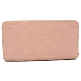 Louis Vuitton-Louis Vuitton Monogram Empreinte Leather Zippy Wallet-Pink