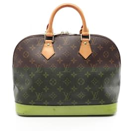 Louis Vuitton-Louis Vuitton Alma PM Handbag Monogram Brown-Brown