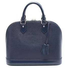 Louis Vuitton-Louis Vuitton Alma PM Epi Leather Handbag-Blue