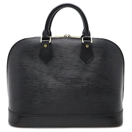 Louis Vuitton-Louis Vuitton Epi Alma Leather Handbag-Black