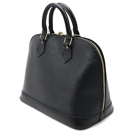 Louis Vuitton-Louis Vuitton Epi Alma Leather Handbag-Black