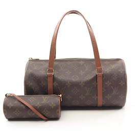 Louis Vuitton-Louis Vuitton Papillon 30 Monogram Handbag-Brown