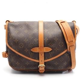 Louis Vuitton-Louis Vuitton Monogram Saumur 30 Shoulder Bag-Brown