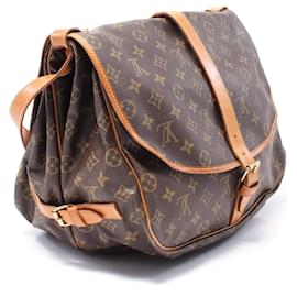 Louis Vuitton-Louis Vuitton Monogram Saumur 35 Shoulder Bag-Brown