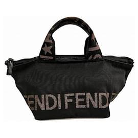 Fendi-Fendi Nylon Mini Tote Bag Unisex-Black