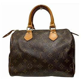 Louis Vuitton-Louis Vuitton Speedy 25 Handbag-Brown
