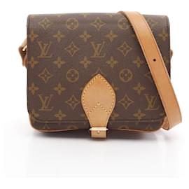 Louis Vuitton-Louis Vuitton Cartouchiere MM Shoulder Bag-Brown