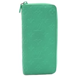 Louis Vuitton-Louis Vuitton Zippy Wallet Vertical-Green