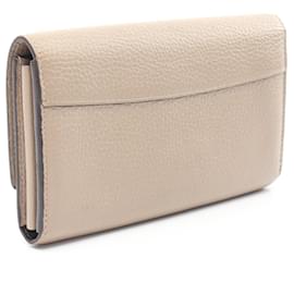 Louis Vuitton-Louis Vuitton Capucines Bifold Wallet Beige-Brown,Beige