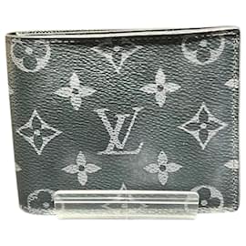 Louis Vuitton-Louis Vuitton Monogram Eclipse Marco Wallet-Black
