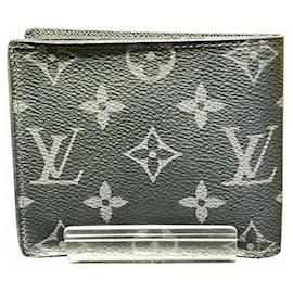 Louis Vuitton-Louis Vuitton Monogram Eclipse Marco Wallet-Black
