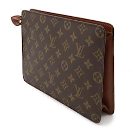 Louis Vuitton-Louis Vuitton Monogram Clutch Bag-Brown