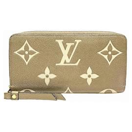 Louis Vuitton-Louis Vuitton Monogram Empreinte Zippy Wallet-Brown