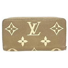 Louis Vuitton-Louis Vuitton Monogram Empreinte Zippy Wallet-Brown