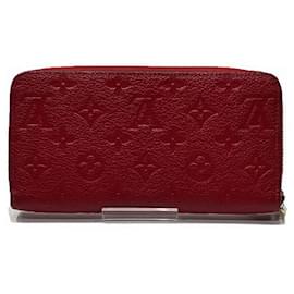 Louis Vuitton-Louis Vuitton Monogram Empreinte Zippy Wallet-Red