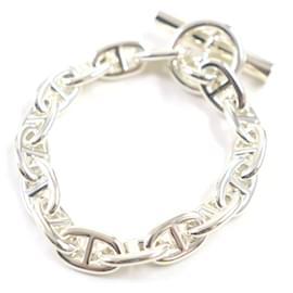 Hermès-Hermes Chene Dunkle Bracelet-Silvery,Metallic
