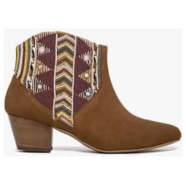 Autre Marque-Heeled ankle boots / cowboy boots, size 39, BOCAGE-Other