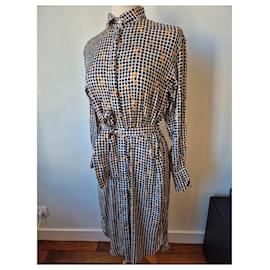 Autre Marque-Printed dress, midi cut, size 38, SEPTEM-Other