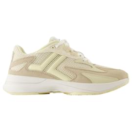 Lanvin-Jla Sneakers - Lanvin - Leather - Beige-Brown,Beige