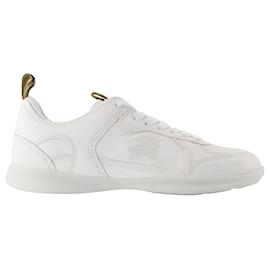 Burberry-Lf Blade Sneakers - Burberry - Leather - White-White