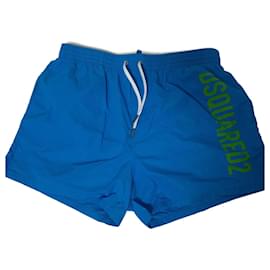 Dsquared2-Shorts de bain bleus Dsquared2-Bleu,Vert