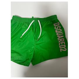 Dsquared2-Shorts de bain verts Dsquared2-Rose,Vert