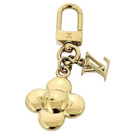 Chaveiro Monogram Flower da bolsa Vivienne Micro Charm Louis Vuitton Dourado