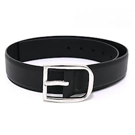 Gucci-Cinto de couro masculino Gucci-Preto