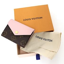 Louis Vuitton-Louis Vuitton Portefeuille Zoe Tri-fold Wallet-Brown,Pink,Monogram