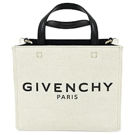 Givenchy-Givenchy G Tote Mini Bag-Black,Beige