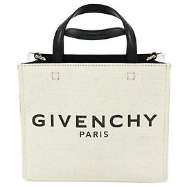 Bolsa Mini G Tote da Givenchy Preto Bege