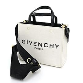 Givenchy-Givenchy G Tote Mini Bag-Black,Beige