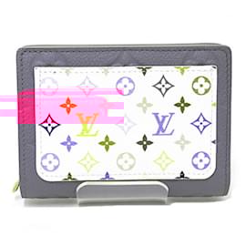 Louis Vuitton-Louis Vuitton Japan Limited LV×TM Portefeuille-Q Takashi Murakami Bi-fold Wallet-Pink,Multiple colors