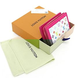 Louis Vuitton-Louis Vuitton Japan Limited LV×TM Portefeuille-Q Takashi Murakami Bi-fold Wallet-Pink,Multiple colors