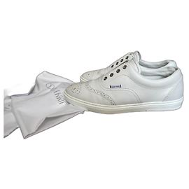 Jimmy Choo Scarpe da Uomo in Pelle Bianche Taglia 43 Bianco