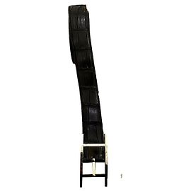 Hermès Quentin model black alligator Black