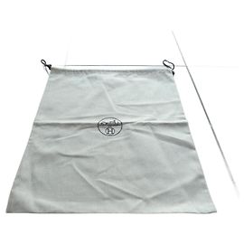 Hermès dust bag for original handbag for Birkin 30 dimensions 45X49 cms Beige Grey