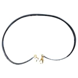 Hermès-vintage hermès shoulder strap for black kelly box handbag 93cms condition like new-Black