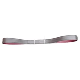 Hermès-Cinto masculino Hermès com fivela, link reversível bicolor 115cm-Marrom