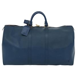 Louis Vuitton-Louis Vuitton Keepall 55-Navy blue