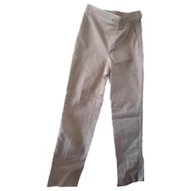 Hermès-Pantalons-Beige